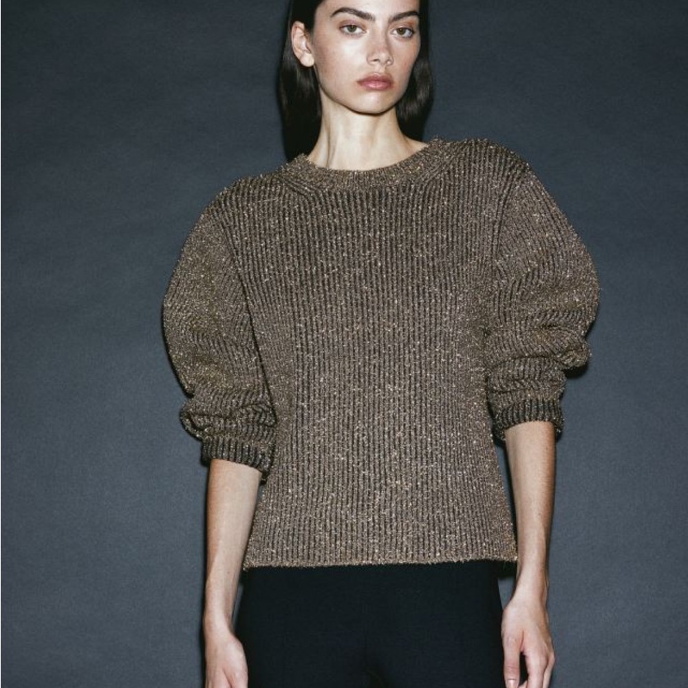 H&M shimmer sweater